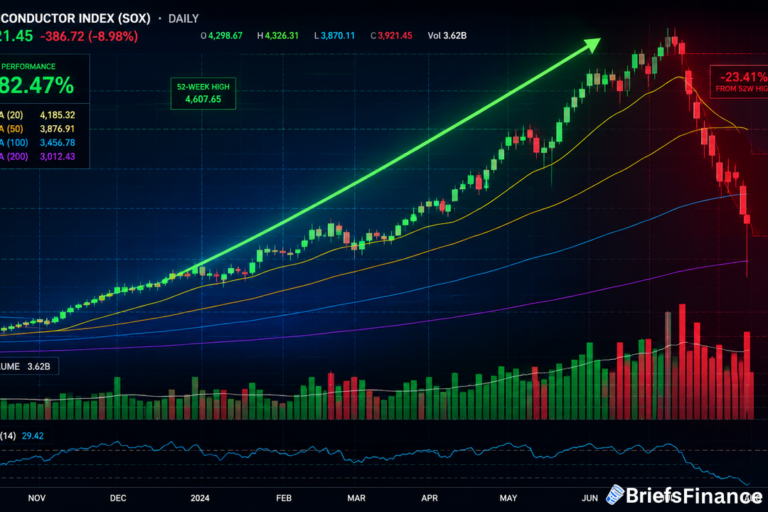 Record 81% Quarterly Gain for Semiconductor Index Ends with Late-June Plunge
