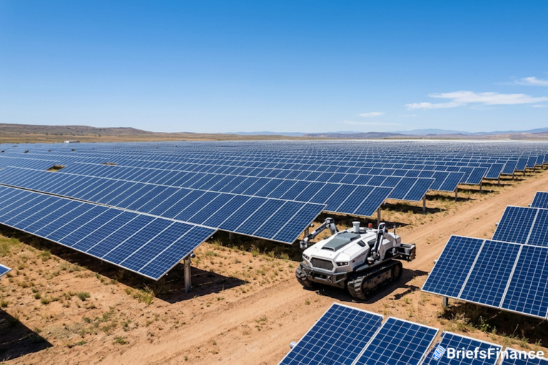 Gritt Raises $32M to Build Solar Farms with AI Robots