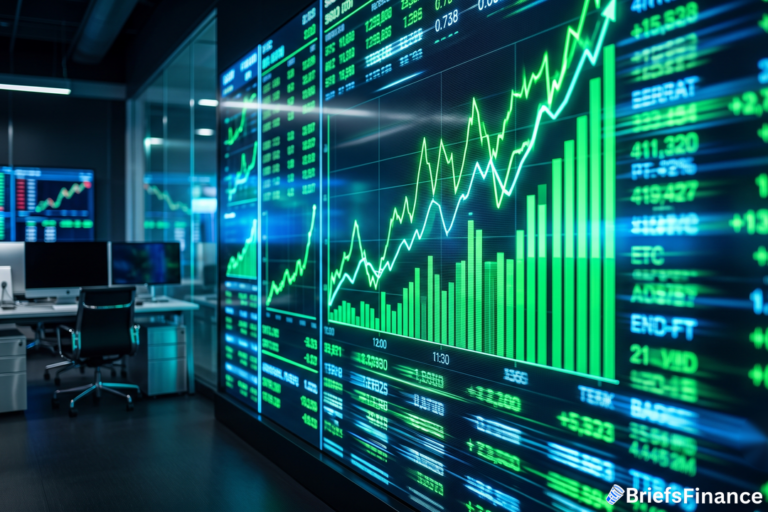 Stocks Surge as Factory Inflation Slows, Reducing Urgency for Fed Action