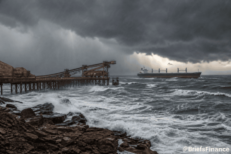 Chile Copper Shipments Fall as Storms Disrupt Mines and Seas Limit Ports