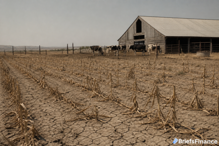 Europe's heat cooked feed supplies. Now milk output is wobbling